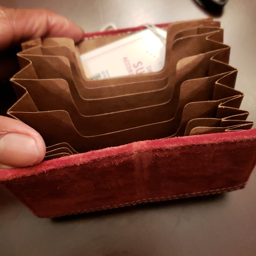 Leather card holder